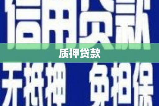 峨边质押贷款
