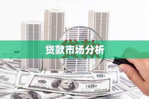 峨边贷款市场分析