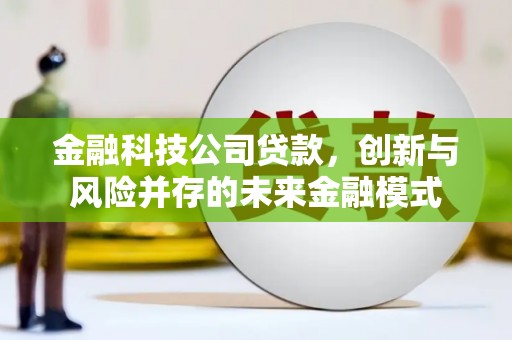 峨边金融科技公司贷款，创新与风险并存的未来金融模式