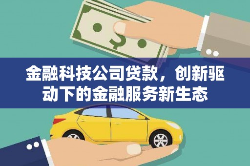 峨边金融科技公司贷款，创新驱动下的金融服务新生态