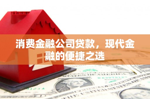 峨边消费金融公司贷款，现代金融的便捷之选