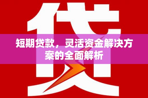 峨边短期贷款，灵活资金解决方案的全面解析