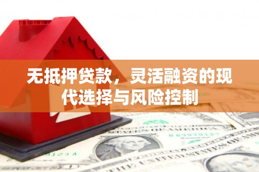 峨边无抵押贷款，灵活融资的现代选择与风险控制