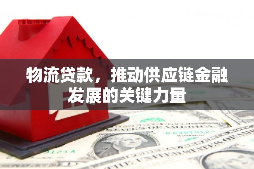 峨边物流贷款，推动供应链金融发展的关键力量