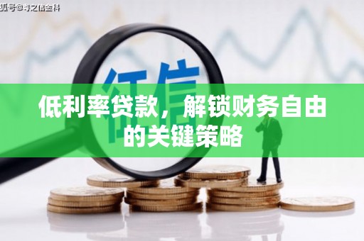 峨边低利率贷款，解锁财务自由的关键策略