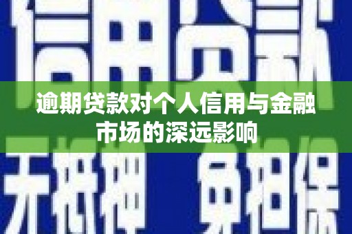 峨边逾期贷款对个人信用与金融市场的深远影响
