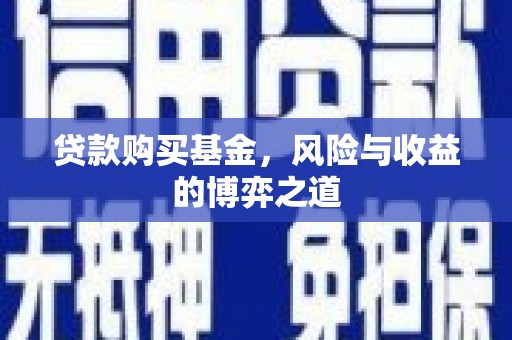 峨边贷款购买基金，风险与收益的博弈之道