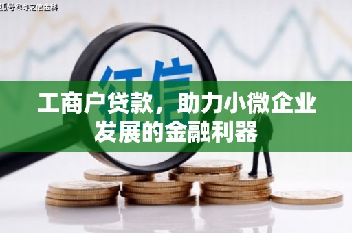 峨边工商户贷款，助力小微企业发展的金融利器