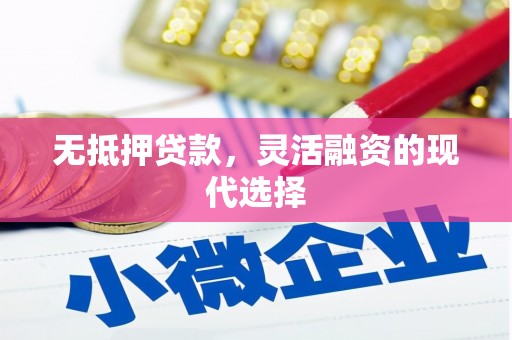 峨边无抵押贷款，灵活融资的现代选择