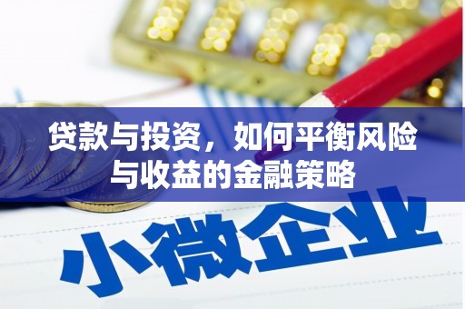 峨边贷款与投资，如何平衡风险与收益的金融策略