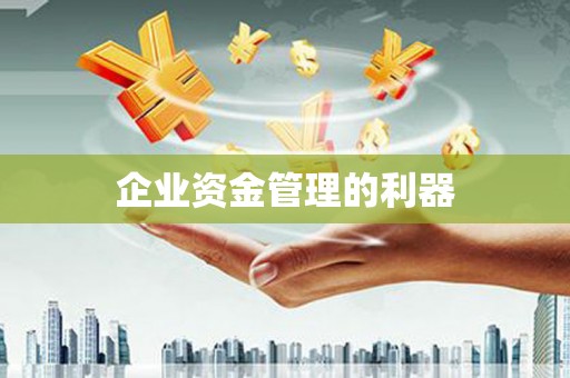 峨边企业资金管理的利器
